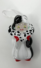 Hallmark Disney Villain Cruella De Vil Christmas Ornament Decoupage Dalmatian picture