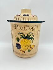 Vintage Rare West Germany Fruit Rum Pot / Cookie Jar  #829-29 see photos picture