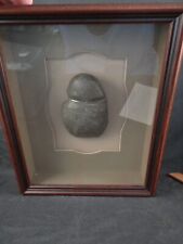 Antique Native American WOODLAND GROOVED STONE AXE, FRAMED picture