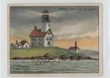 1911 Hassan Light House Series T77 Great Captain Island Light 0v3e picture