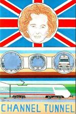 Nottingham, England  CHANNEL TUNNEL 1990 4X6 Postcard Week Art By PATRICK HAMM picture