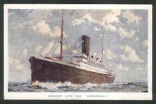 Anchor Line TSS Cameronia ocean liner postcard 1920s picture
