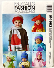2004 McCalls Sewing Pattern M4682 Infants & Toddlers Hats Scarves Mitttens 12774 picture