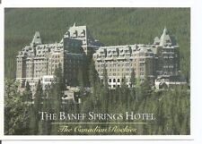 Canada, The Banff Springs Hotel. Canadian Rockies. Post card picture