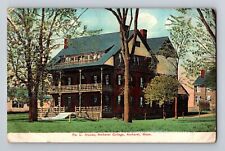Amherst MA-Massachusetts, Psi Upsilon House, Antique Vintage c 1907 Postcard picture