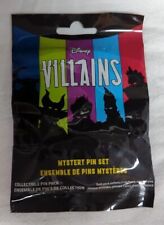 Disney Parks Villains 5 Pin Mystery Pack (Random Pins) Bag Pouch New Sealed NiP picture