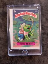 1985 GARBAGE PAIL KIDS STICKERS GLOSSY RARE Miscut #109a TOADY TERRY SERIES 1 picture
