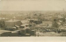 1908 Atkinson Holt Nebraska Birdseye Town View Lumber Yard RPPC Real Photo picture