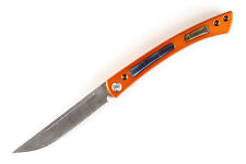 Mcusta Seki Japan Executive Bamboo Limited Orange Personal Folding Steak Knife picture