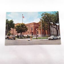 Missouri -Joplin Memorial Hall- Public Auditorium Street View Postcard c1957 picture