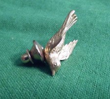 AVON Brand Pigeon or Other Bird Theme Lapel Pin or Tie-Tack Gold-Tone Metal picture