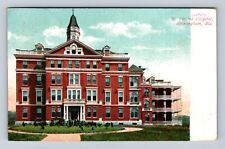 Birmingham AL-Alabama, St Vincent Hospital Antique, Vintage c1908 Postcard picture