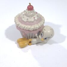 Lenox Looney Tunes TWEETY Sugar Bowl Cupcake Warner Bros. Tweety Bird Figurine picture