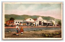 c1910's El Ortiz The Santa Fe Inn At Panoramic View Lamy NM Fred Harvey Postcard picture