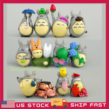 12PCS My Neighbor Totoro Studio Ghibli Cat Bus Figures Playset Toy, Gift for Kid picture