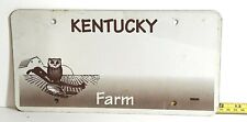 BLANK - KENTUCKY - 1990s PROTOTYPE proposal 4-H license plate - BROWN picture
