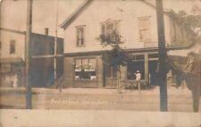 Post Office Meat Market Northport Long Island New York c1906 Real Photo RPPC picture
