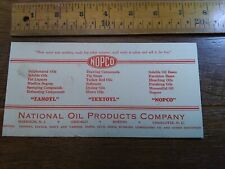 Vintage National oil products Co. (NOPCO) advertising ink blotter. (G14) picture