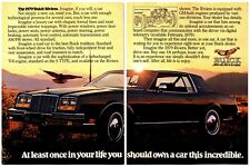 1979 Buick Riviera Car - Original Print Ad (16x11) - Vintage Advertisement picture