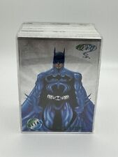 Batman Forever Metal Silver Flasher Parallel Card Set of 100 Cards Fleer 1995 NM picture