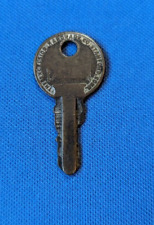 Vintage brass key THE EXCELSIOR HARDWARE CO STAMFORD CONN. #5372, 1 5/8