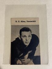 R.C. Allen Vanderbilt Commodores 1952 College Football Panel picture