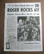 1961 newspaper ROGER MARIS hits 61st homer - breaks BABE RUTH 's Home Run record picture