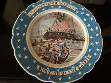 Vintage Haviland Limoges Burning of the Gaspee 1772 Independence 1972 Plate picture