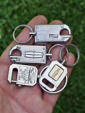 Vtg Lincoln Drop in Mailbox Lathrup Village Michigan Old Keychain Key FOB Lot picture