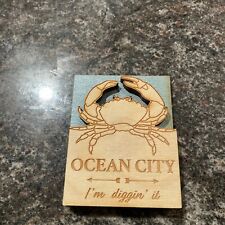 22 Pcs Ocean City MD Maryland Crab Wood Magnet New picture