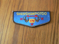 SHENSHAWPOTOO ORDER OF ARROW LODGE 276 FLAP S2 OA PATCH BOY SCOUT picture