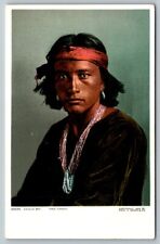 1906 Native American Navajo Boy   Fred Harvey  Postcard picture