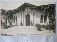 Santa Barbara California ~ El Mirasol Hotel ~ RPPC ~ Real Photo 1920's ~ # 101 ~ picture