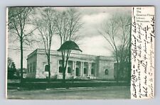 Watertown NY-New York, Governor Flower Library, Antique, Vintage Postcard picture