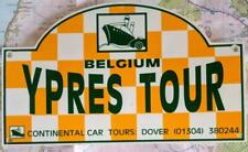 Old Vintage Car Mascot Badge : FRANCE YPRES TOUR Car Rally Plate picture