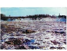 Postcard - Flood Great Falls - Lewiston-Auburn Maine ME - c1987 picture