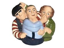 The Three Stooges Vintage 1997 Collectible Cookie Jar By Clay Art 9.5” Tall picture