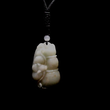 Beautifully Carved Certified Natural Jadeite Jade Pendant-Guanyin-P87 picture