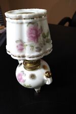Vintage Tremont Ware Japan Porcelain Oil Lamp  with Gold Accent - Good Condition picture