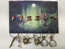 New Lewis Carrol Alice’s Adventures in Wonderland Icon Earring Set picture