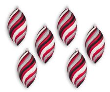 Queens of Christmas 6 in. Modern Collection Teardrop Ornament - Pack of 6 picture