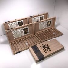 Lot of 5 Liga Privada Feral Flying Pig Empty Wooden Cigar Boxes 13x6.5x1.5 #100 picture