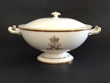 1865 French Sevres Porcelain Napoleon III Small Compote / Serving Dish w/ Cover picture
