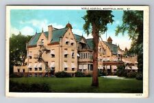 Westfield, MA-Massachusetts, Noble Hospital & Grounds Antique, Vintage Postcard picture