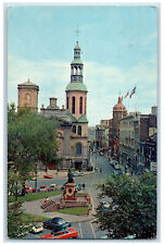 1967 Monument Basilica Quebec City Quebec Canada Vintage Posted Postcard picture