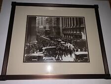Mark Reuben Gallery-Wall Street - Bearish- Sepia Photo 1929- Framed/Matted picture