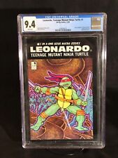 Leonardo #1 CGC 9.4 Teenage Mutant Ninja Turtles Mirage 1986 Micro Series picture