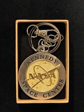 NASA Logo Kennedy Space Center Keychain Collectible With Gift Box picture