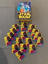 1977 STAR WARS 🔵🟡🔴⚫️🌑 / SEALED - UNOPENED Topps Wax Pack (1); Series 2 picture
