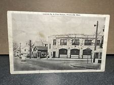 Lincoln Square And Fire Station Weymouth, Massachusetts Postcard picture